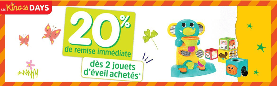 king_jouet_eveil Centre commercial La Sablière - King Jouet -20% sur une selection
